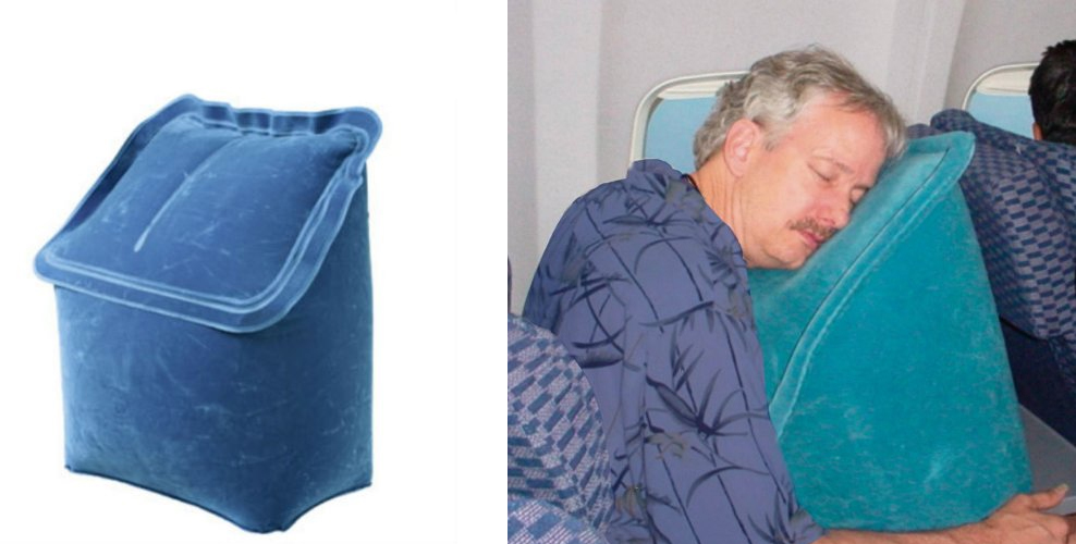 funny Inflatable Travel Pillow nap gadgets