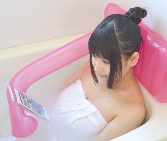 gadgets for lazy people Bath Air Pillow Smartphone Holder