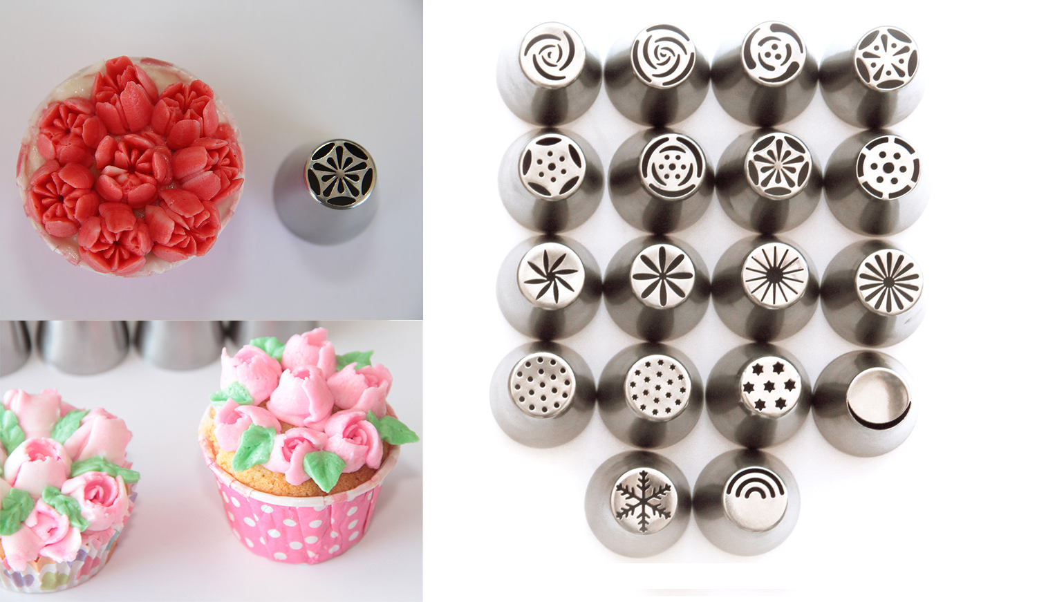 2016 best gadgets to decorate cake and cupcakes russian flower piping tips crownbake