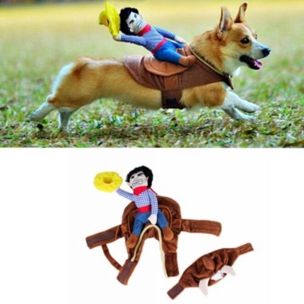 Riding Cowboy Dog Costume