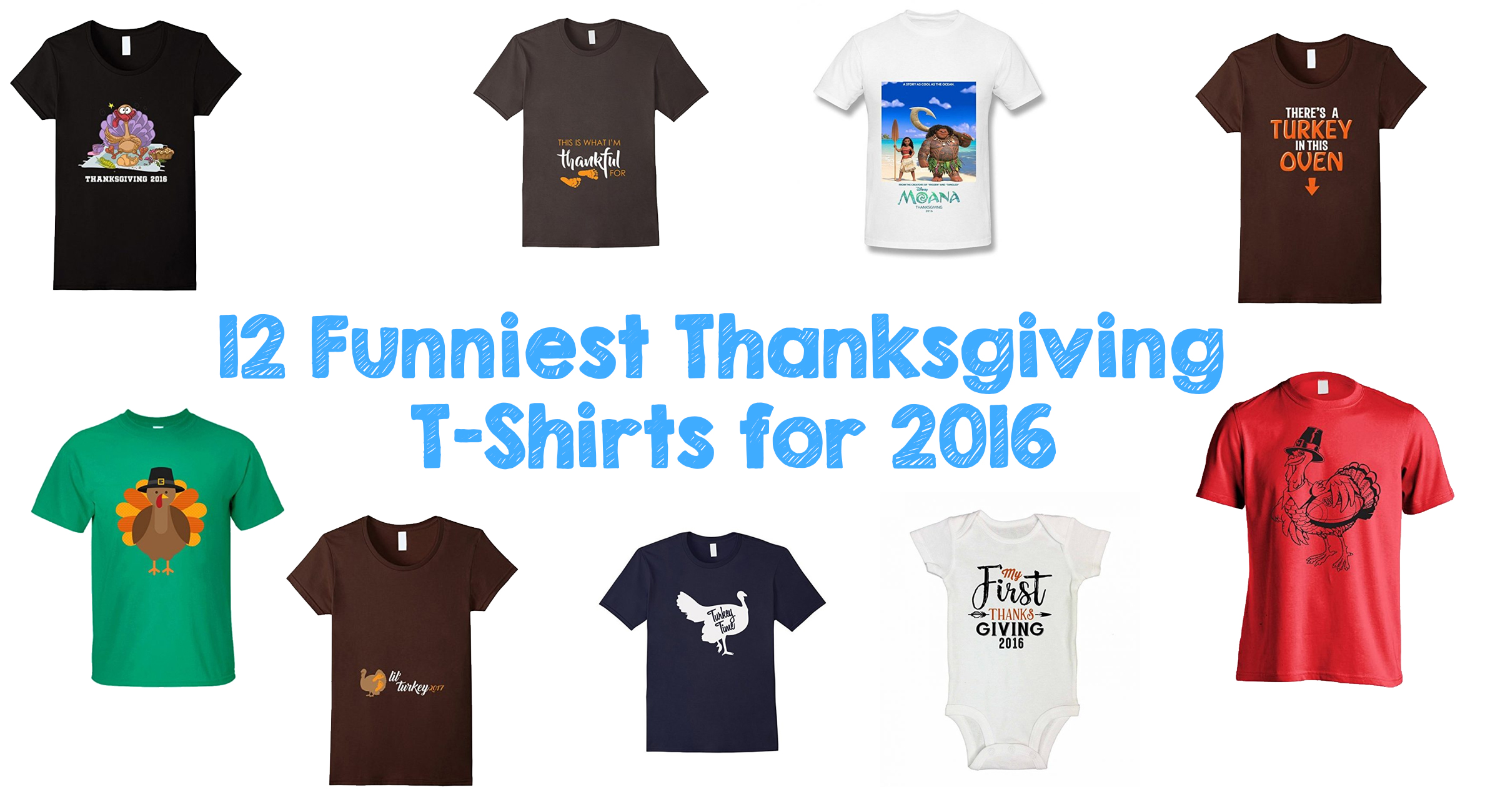 12 Funniest Thanksgiving T-Shirts for 2016