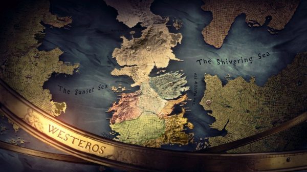 Game of Thrones TV Opening Map