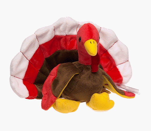 Gobbles the Turkey Beanie Baby Toy
