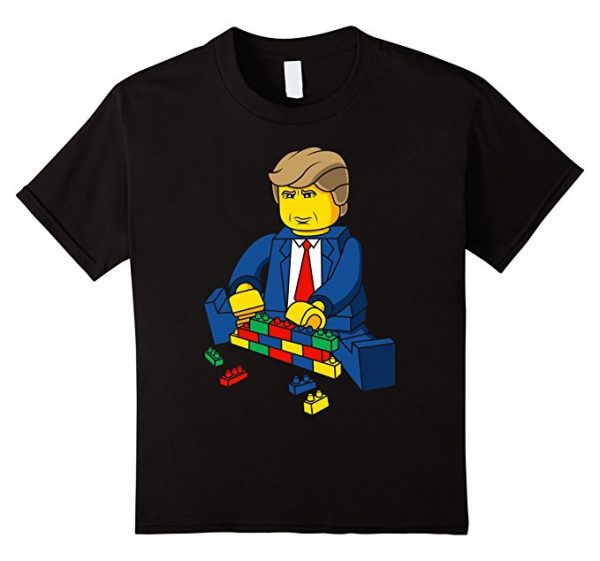 LEGO Donald Trump Building a Wall T-Shirt