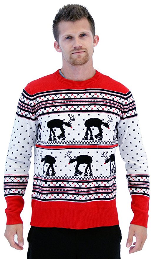 Star Wars AT-ATs as Reindeers Ugly Christmas Sweater