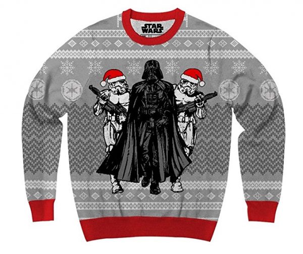 Star Wars Darth Vader & Stormtrooper Elves Ugly Christmas Sweater