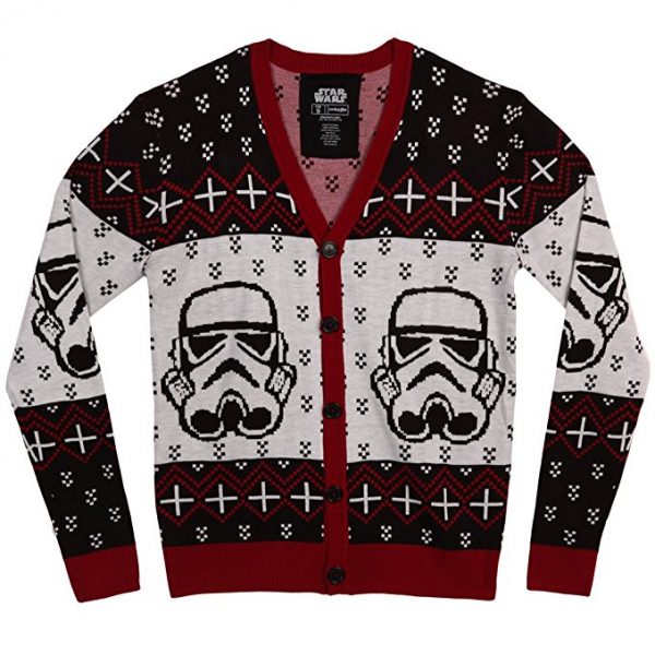 Star Wars Stormtrooper Cardigan ugly christmas sweater