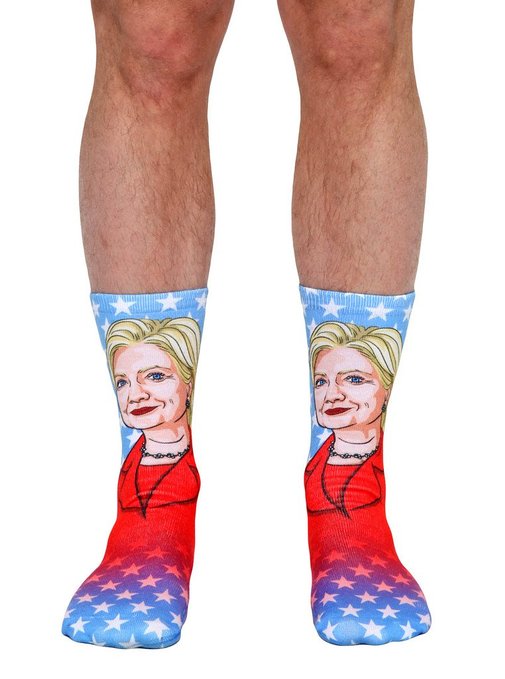 Hillary Clinton Presidential Socks