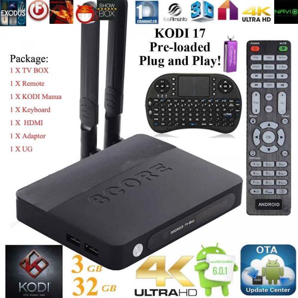 KUKELE 2017 Streaming Media Player With KODI 17 & Android 6.0