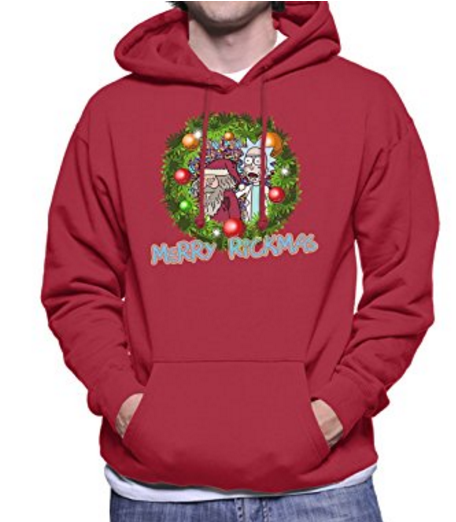 merry-rickmas-blue-christmas-rick-and-morty-mens-hooded-sweatshirt