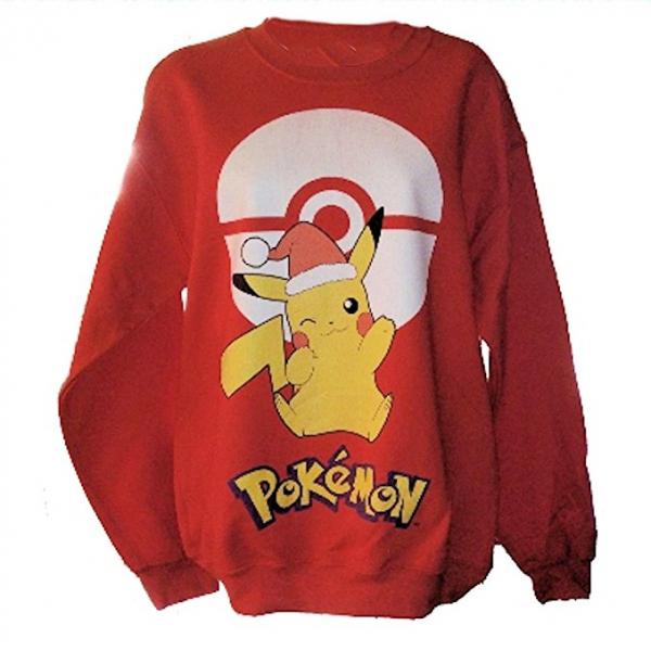 Pokemon Pikachu & Pokeball Ugly Christmas Sweater