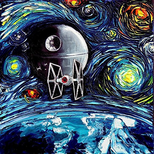 Star Wars Death Star Van Gogh Starry Night