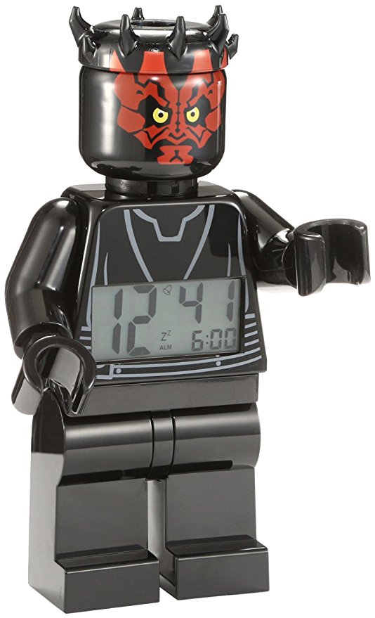 Star Wars LEGO mini Darth Maul Clock