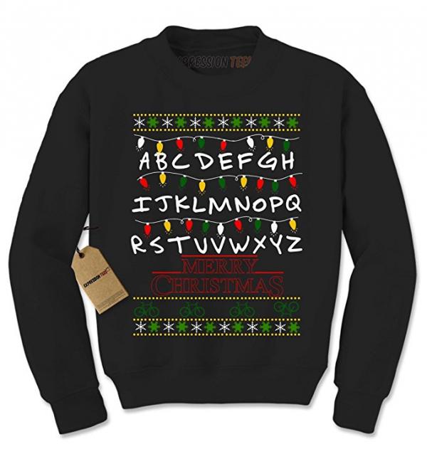 Stranger Things Christmas Lights Sweater