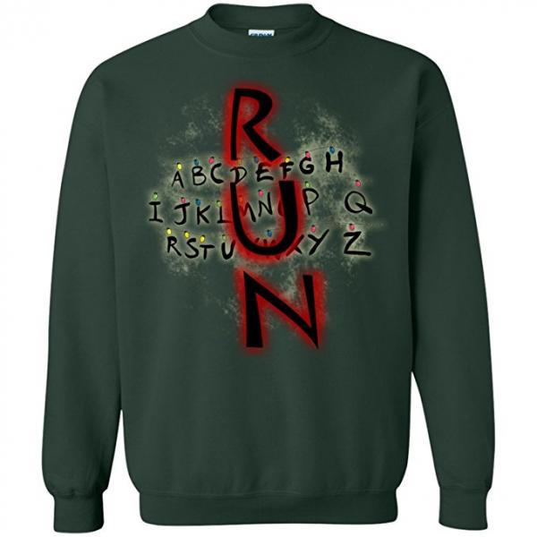 Stranger Things Run Christmas Sweater
