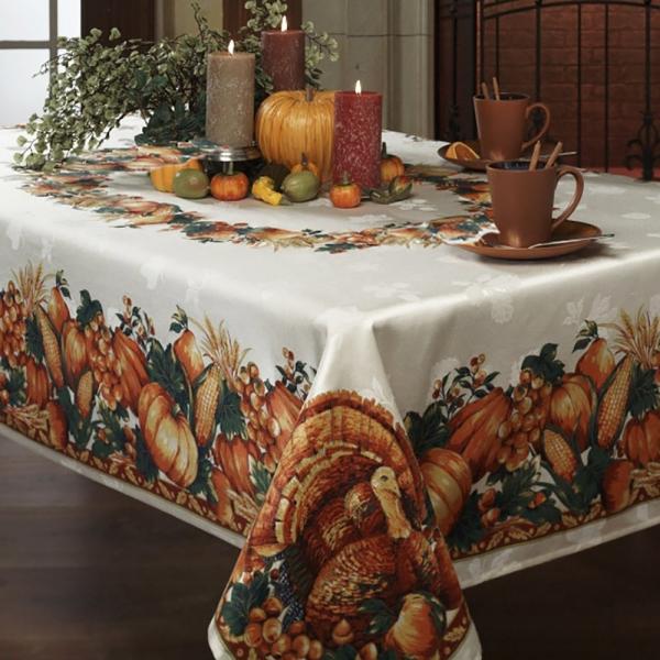 Thanksgiving Harvest Splendor Tablecloth