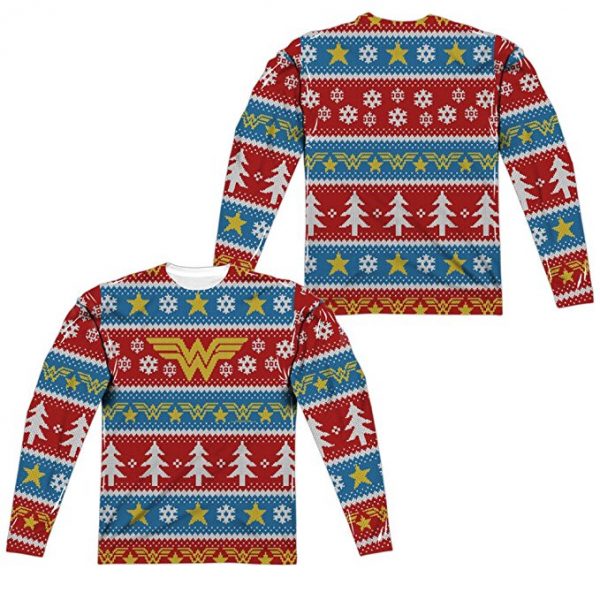 Wonder Woman Ugly Christmas Sweater
