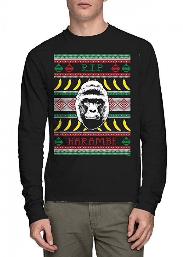 Harambe R.I.P Christmas Sweatshirt