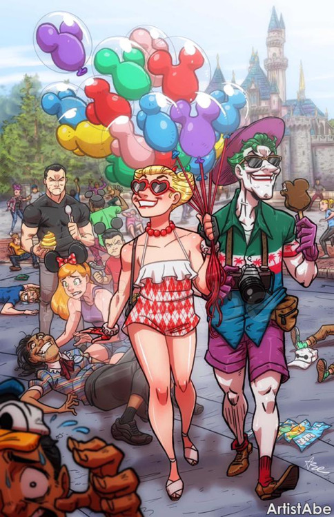 Joker & Harley by Abe Lopez