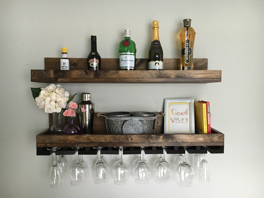 30-stylish-products-to-organize-your-house-rustic-wood-wine-rack