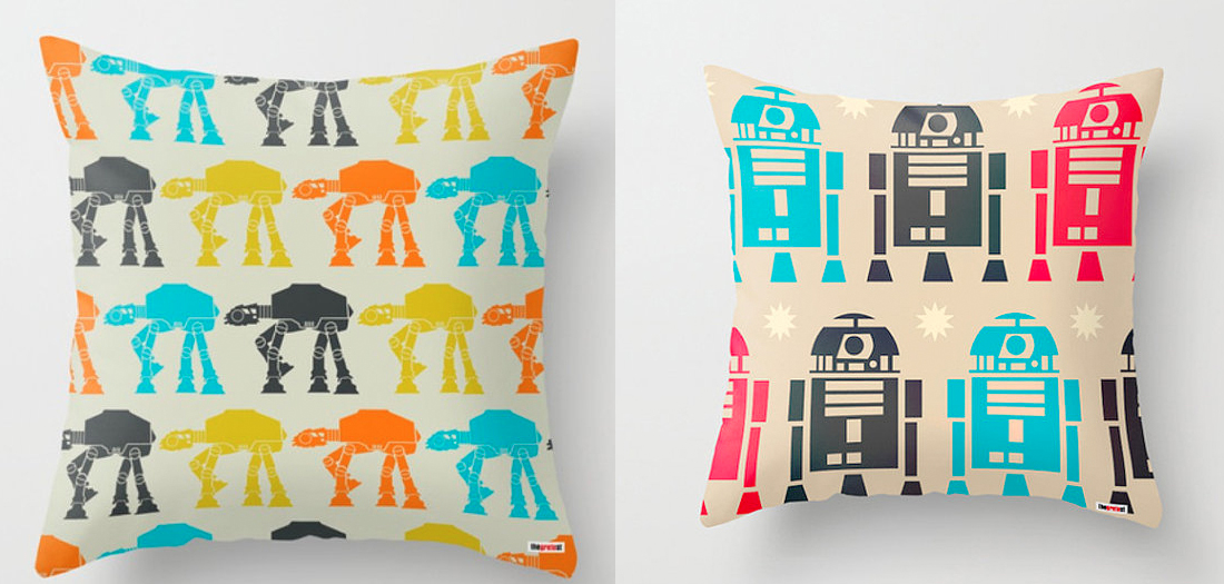Classic Starwars Throw Pillow Cover – Mpcteehouse: 80s Tees