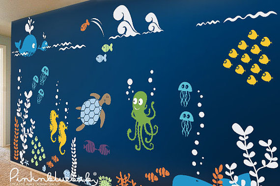Underwater Playroom Wall Decal
