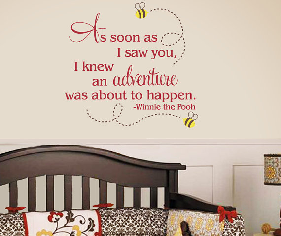 Winnie the Pooh Adventure Quote Wall Decal