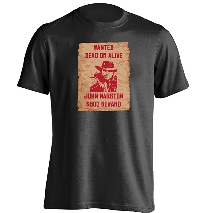 Red Dead Redemption John Marston Wanted T-Shirt