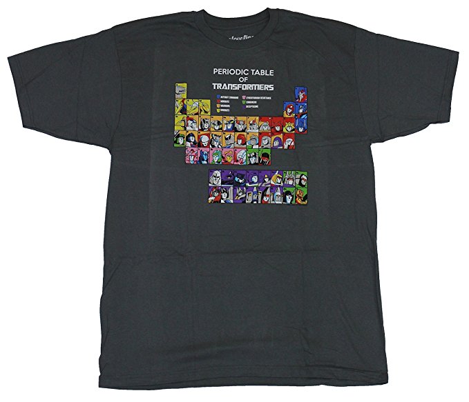 Transformers Periodic Table T-Shirt