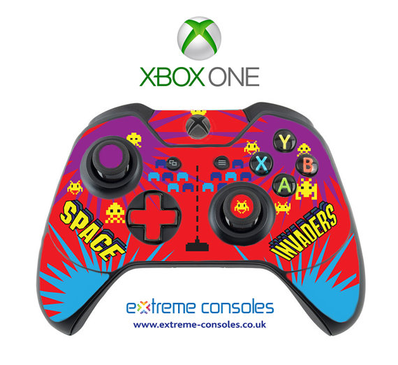 kloof fiets Uitdaging Space Invaders - Xbox One Controller - Walyou