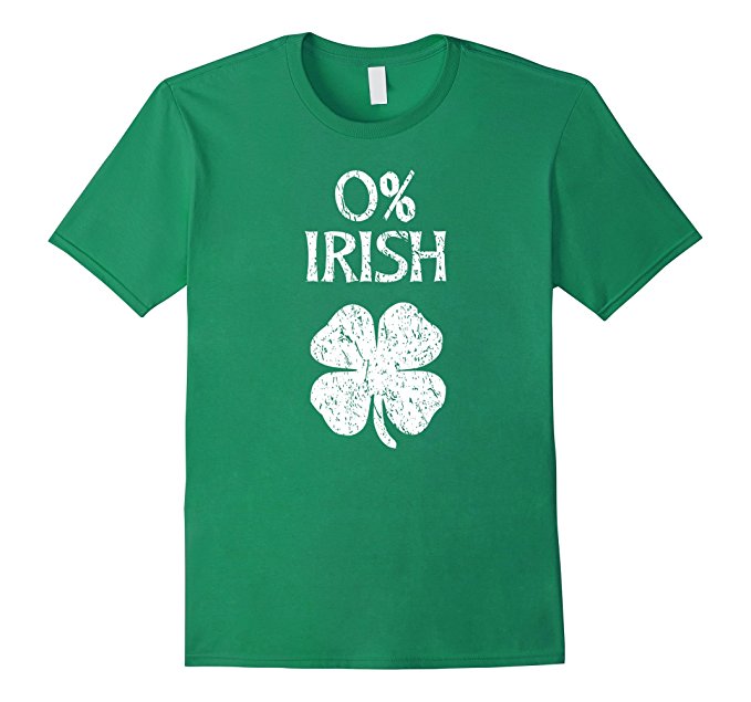 0% Irish St. Patrick's Day T-Shirt
