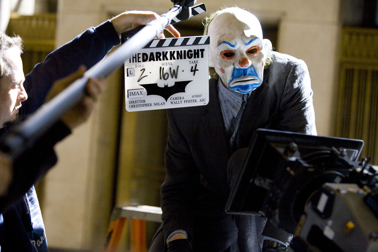 The Dark Knight behind the scenes
