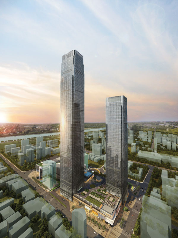 Changsha IFS Tower T1 Simulation