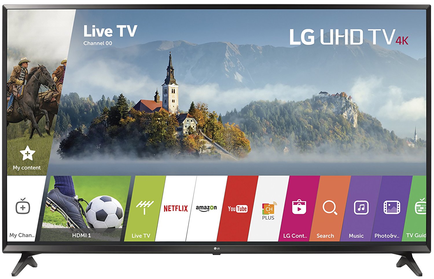 LG 49UJ6300 49-Inch 4K Ultra HD Smart LED TV