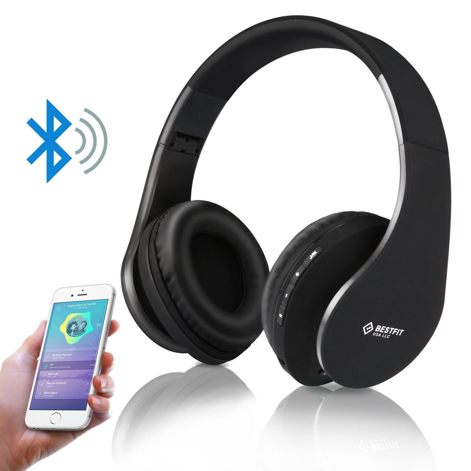 Bestfit Bluetooth Headphones With Microphone