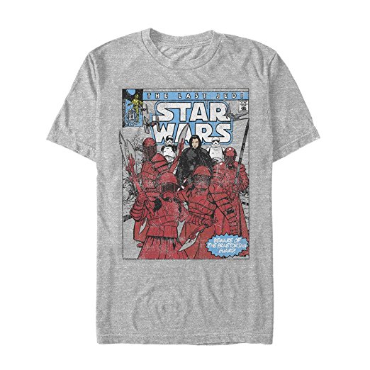 Star Wars The Last Jedi Comic Book Style T-Shirt