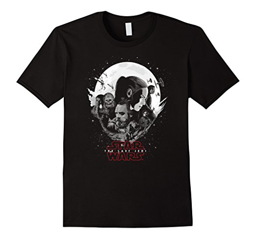 Star Wars The Last Jedi Moon T-Shirt