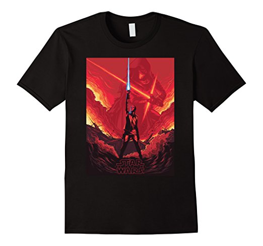 Star Wars The Last Jedi Rey Lightsaber T-Shirt