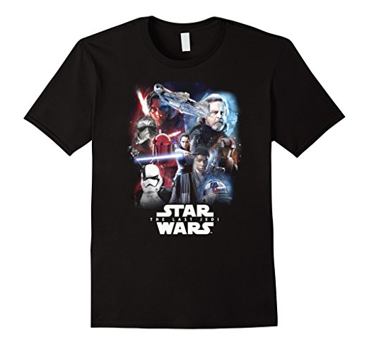 Star Wars the Last Jedi Portraits T-Shirt