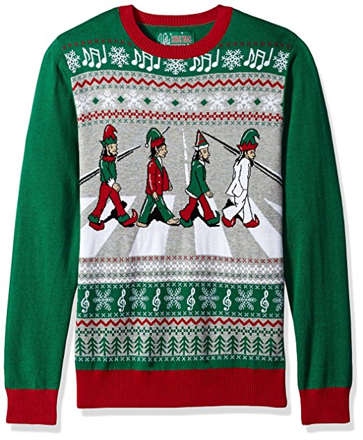 Beatles Abbey Road Ugly Christmas Sweater