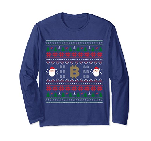 Bitcoin Santa ugly Christmas Sweater