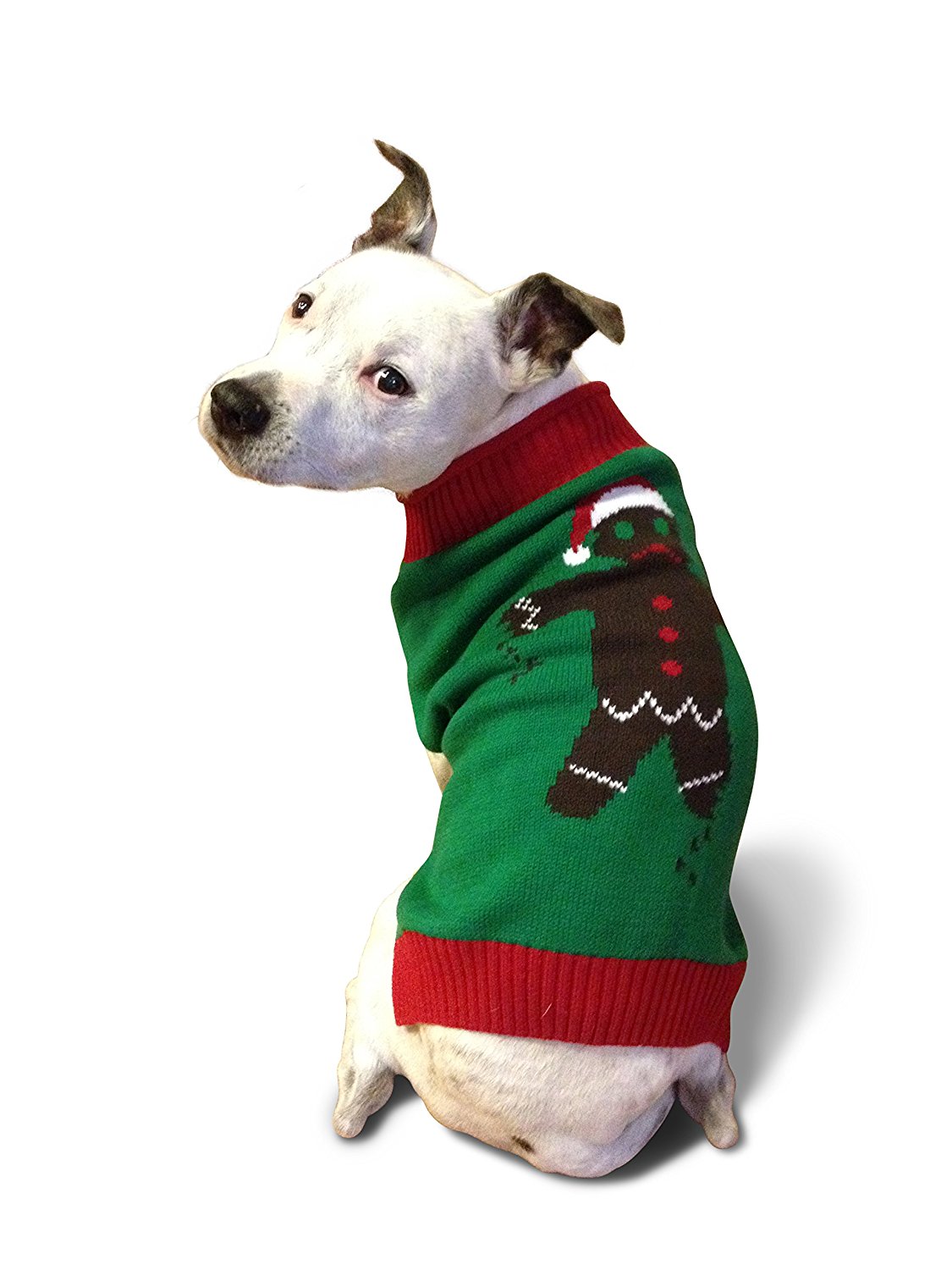 Gingerbread man Ugly Christmas Sweater for Dogs