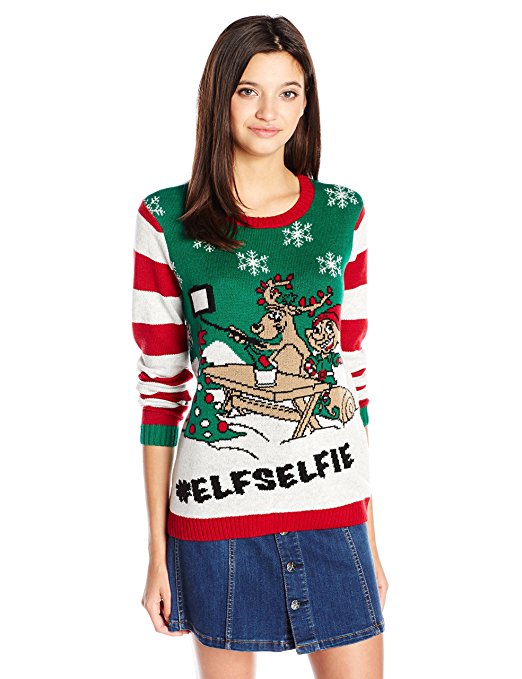 Hashtag Selfie Ugly Christmas Sweater