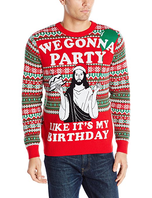 Jesus Birthday Ugly Christmas Sweater