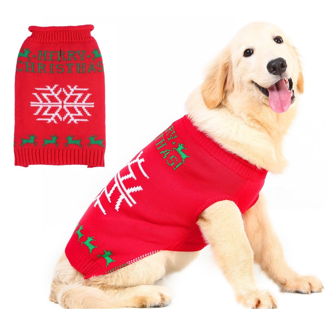 Merry Christmas Sweater for Dogs