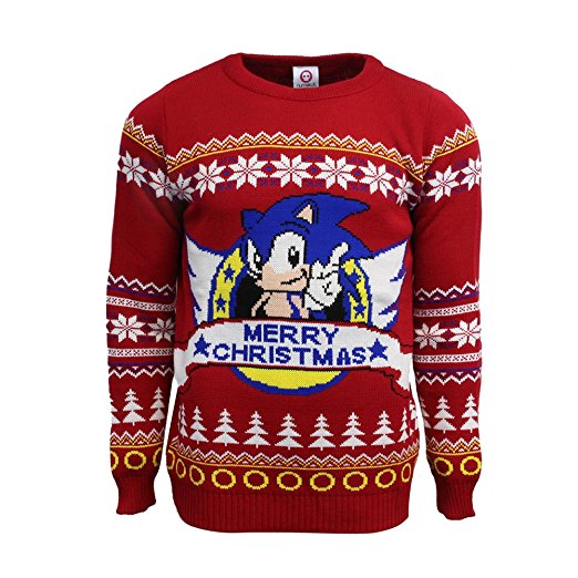 Sonic ugly Christmas Sweater
