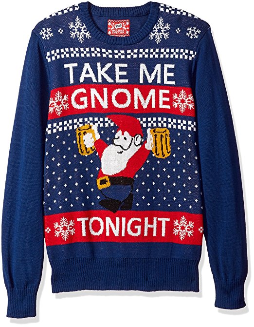 Take me Gnome tonight Ugly Christmas Sweater