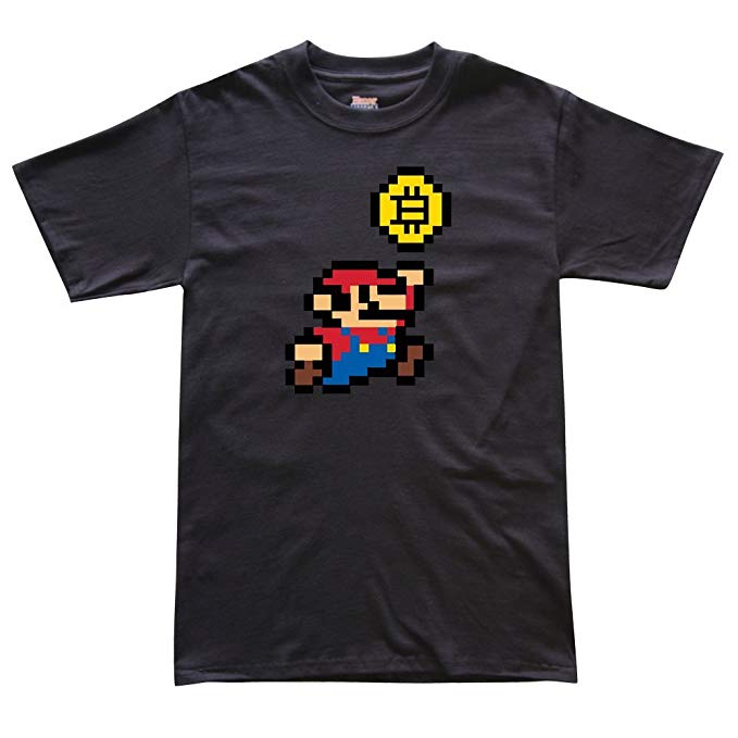 Super Mario Bitcoin Crypto T-Shirt