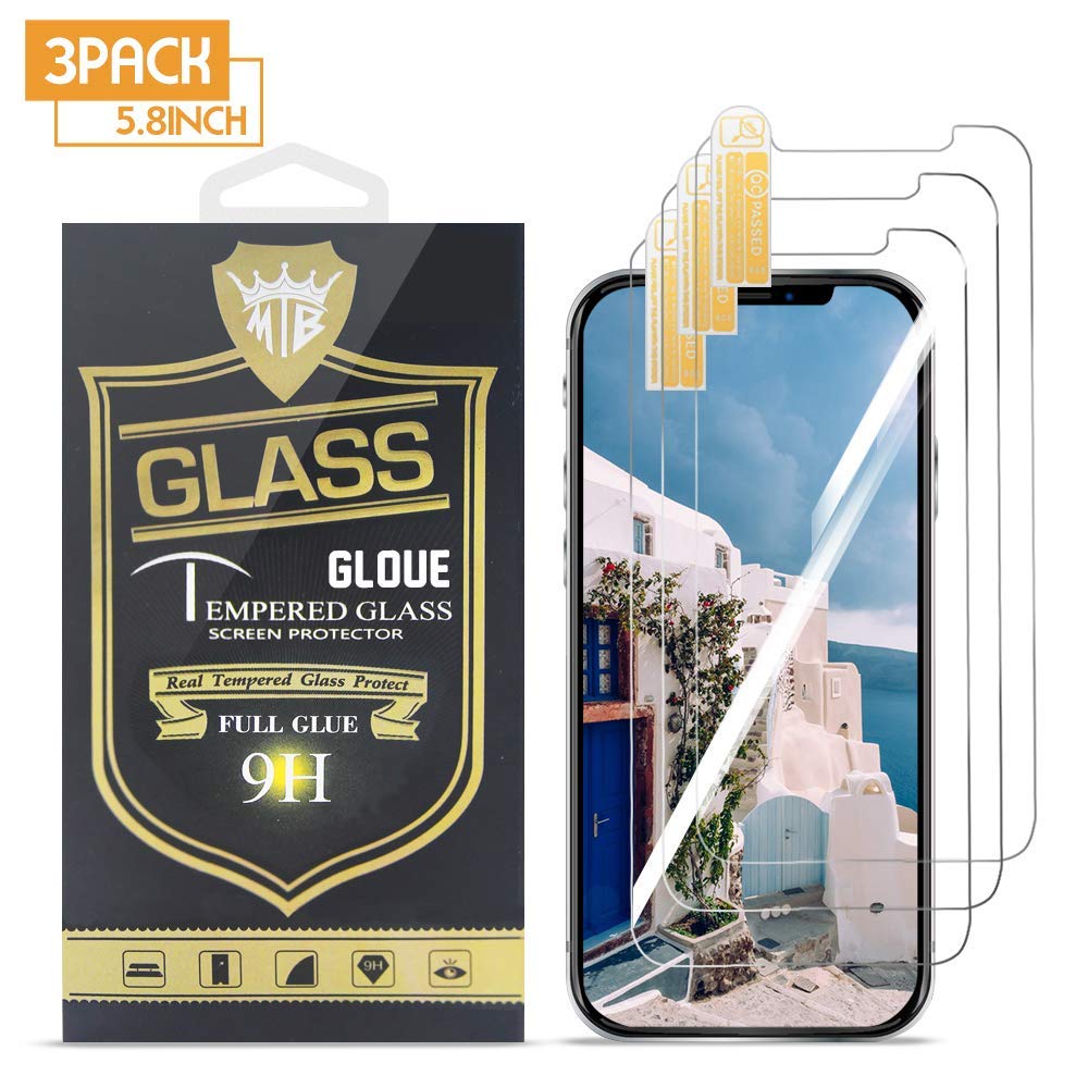 GLOUE Compatible with iPhone Xs