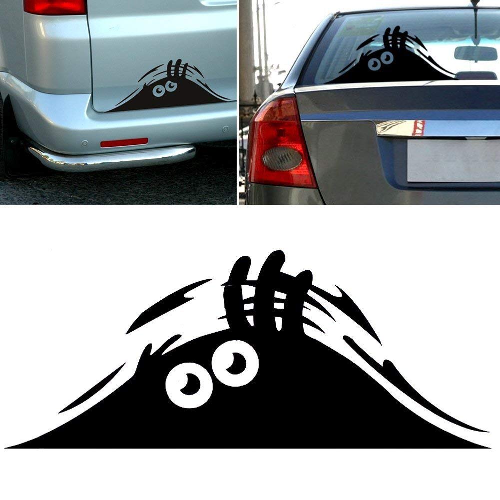 Peeking Monster Funny Scary Eyes Decal Sticker for Car Walls Windows Graphic Vinyl Car